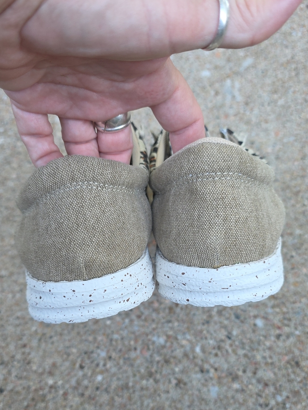 Roper Hang Loose Low Glitter Cheetah Leopard Chukka Loafer Shoes Size 9.5 - Picture 9 of 12